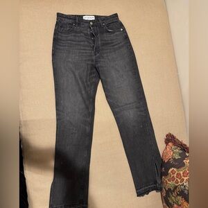 EB Denim Black Straight Leg Jeans